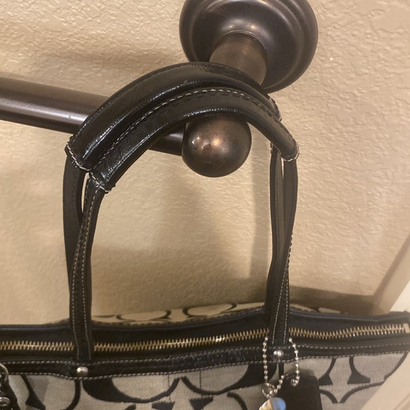 Coach Hampton Leather Monogram Purse - Picture 5 of 10
